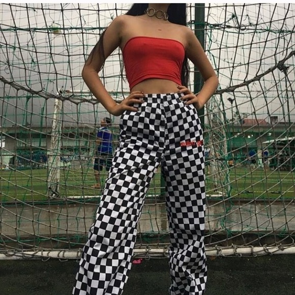 UNIF Pants - Sullen girl checkered pants